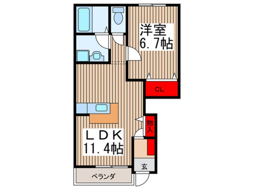 間取図 ウォーターミル七番館