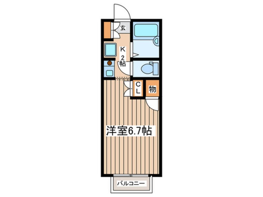 間取図 デ・エスポア湘南