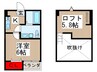 Vivienda 大宮 1Kの間取り