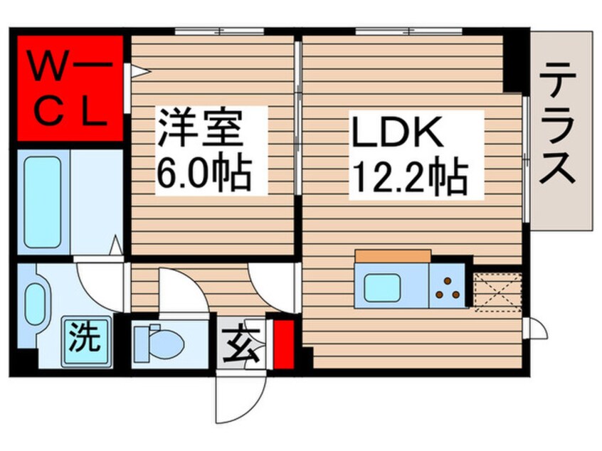 間取図 GOLDEN　RINGS　１　２