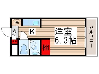 間取図 ｺｽﾓﾊｳｽ