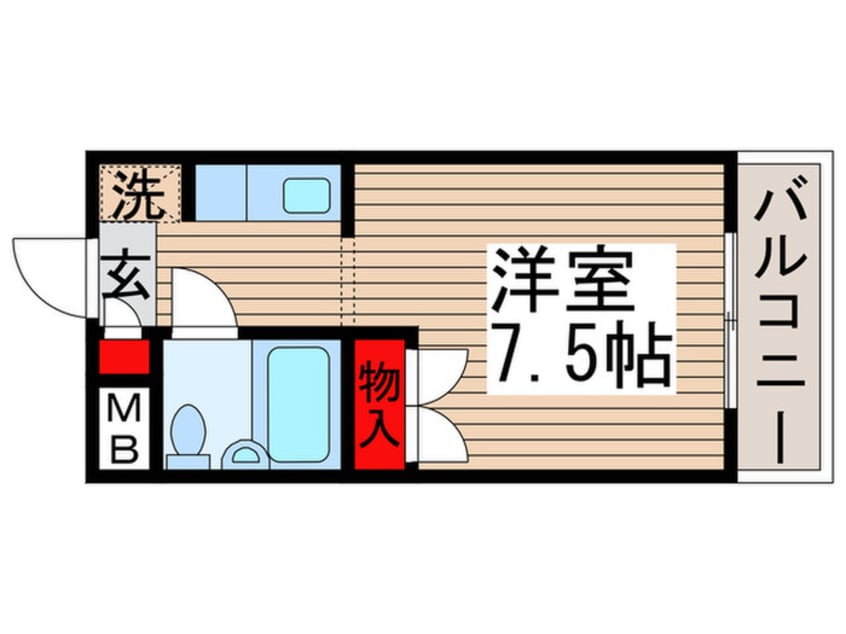 間取図 ｺｽﾓﾊｳｽ