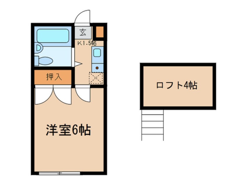 間取図 染東ハイツⅡ