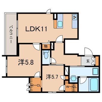 間取図 シャーメゾン南大塚