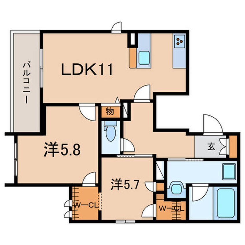 間取図 シャーメゾン南大塚