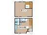 サンヴィレッジ３４ 1LDKの間取り
