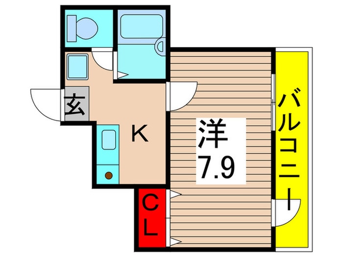 間取り図 クレヴァ－ビル北綾瀬