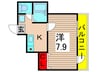 クレヴァ－ビル北綾瀬 1Kの間取り
