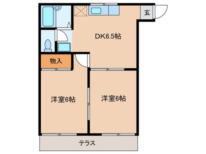 間取図 シャロームシラタ