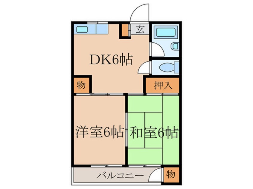 間取図 マンション武蔵ｹ丘