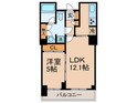 パ－クアクシス月島の間取図