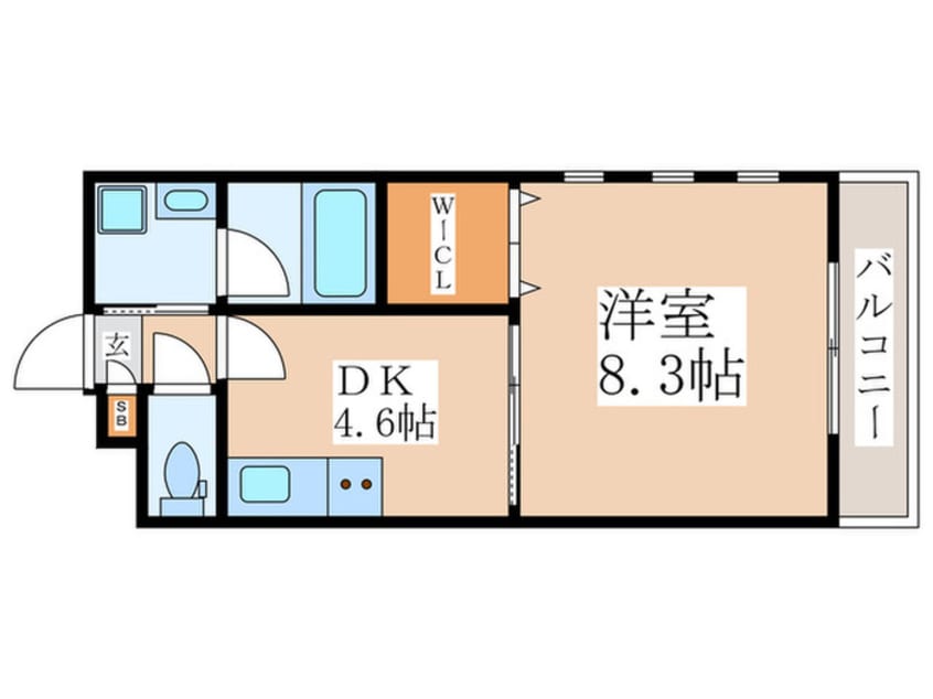 間取図 La maison Florence