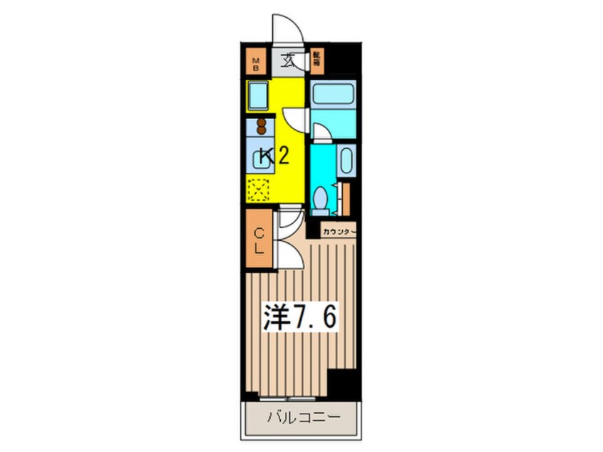 間取図 プレジリア東日本橋