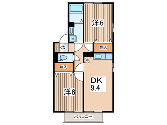 間取図 フォンティ－ヌⅡ