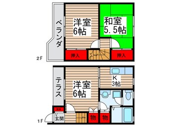 間取図 ウィステリア・ハイツ