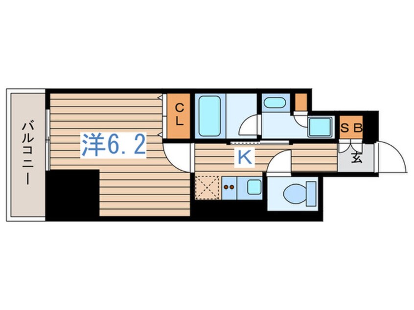間取図 レジディア笹塚Ⅲ