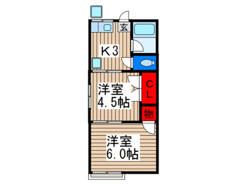 間取図 長沢アパート