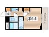 N-stage Tsukimino 1Kの間取り