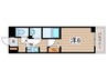 N-stage Tsukimino 1Kの間取り