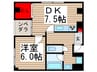 ヴィラ墨田 1DKの間取り