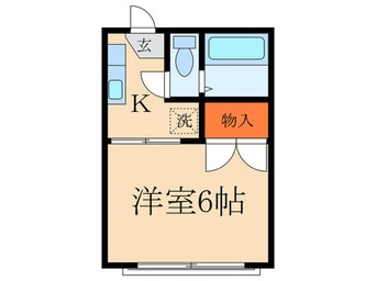 間取図 ハイツミワ