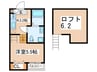 CASA VIVACE町田 1Kの間取り