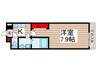 ヒルズ　ガーデン 1Kの間取り