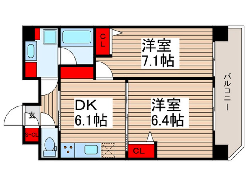 間取図 アイルカナーレ向島