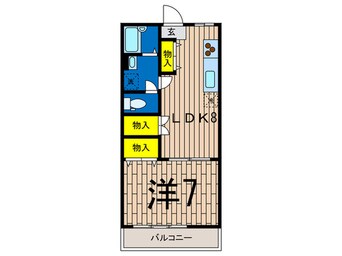 間取図 ウィスタリア中野