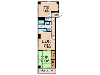 間取図 山久マンション塩野