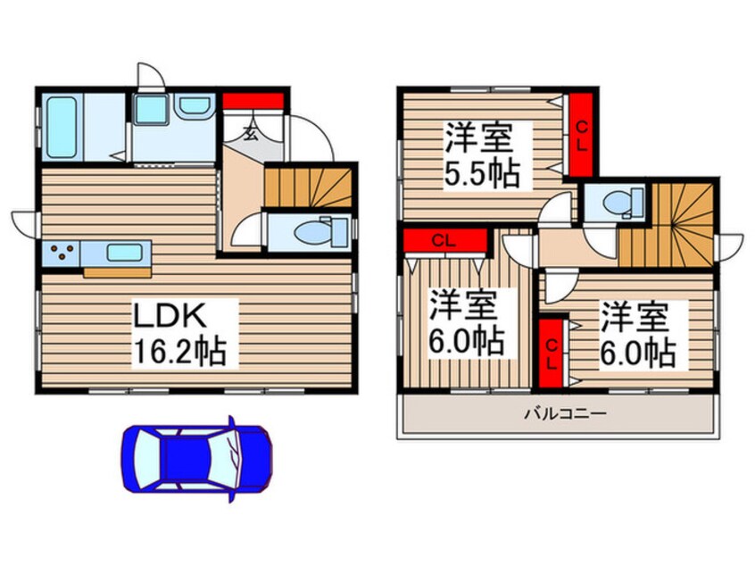 間取図 川越市安比奈新田戸建て