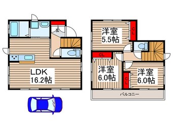 間取図 川越市安比奈新田戸建て