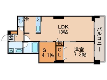 間取図 東雲ｷｬﾅﾙｺ-ﾄCODAN16号棟