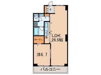 間取図 東雲ｷｬﾅﾙｺ-ﾄCODAN16号棟