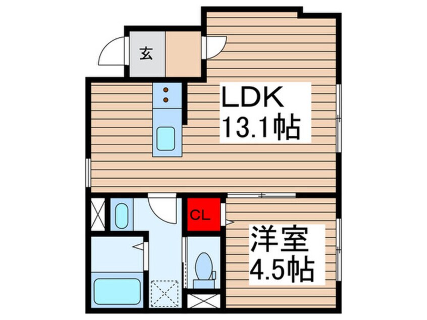 間取図 リーブルファイン三郷鷹野Ⅱ