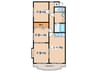 マルニマンション 3LDKの間取り