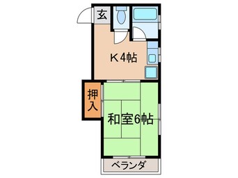 間取図 コ－ポストロ－ム