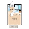 ジュネスひばりヶ丘 1Kの間取り