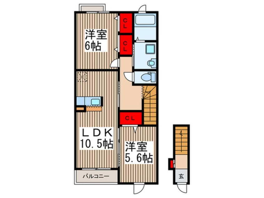 間取図 ベル・アンジュⅡ