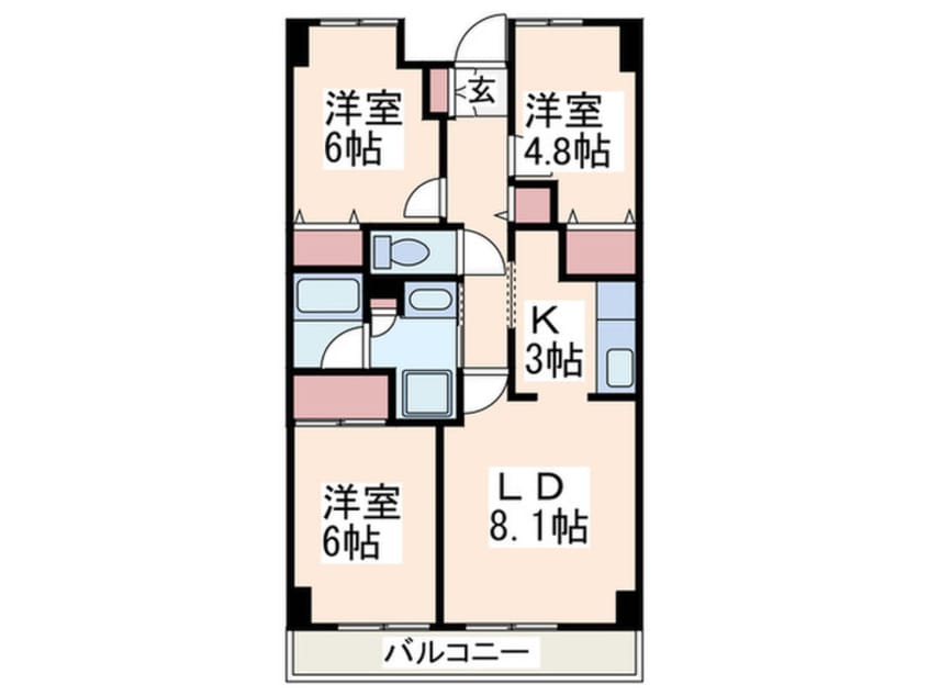 間取図 アーバンパーク市ケ尾
