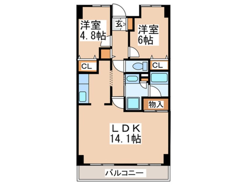 間取図 アーバンパーク市ケ尾