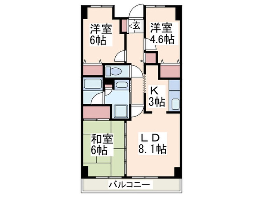 間取図 アーバンパーク市ケ尾