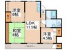 多摩川住宅トー7号棟(306) 3LDKの間取り