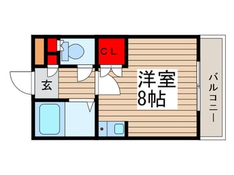 間取図 クレ－ル南柏