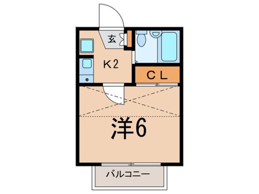 間取図 スターハイツ洗足池Ⅱ