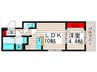 S・Brisa 1LDKの間取り