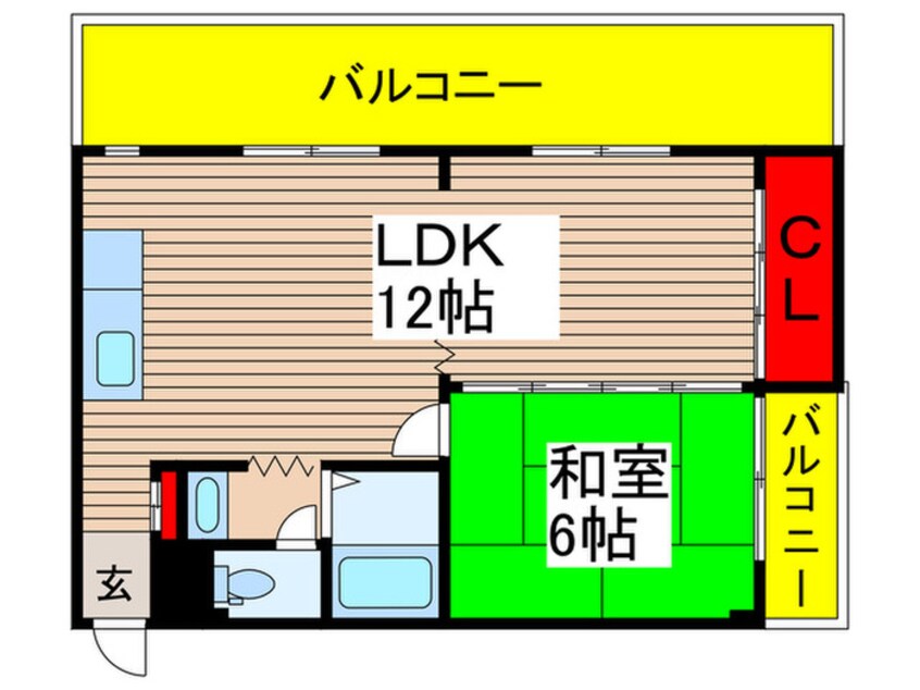 間取図 王子台ミハラ