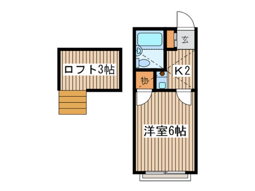 間取図 キャッスルつきみ野