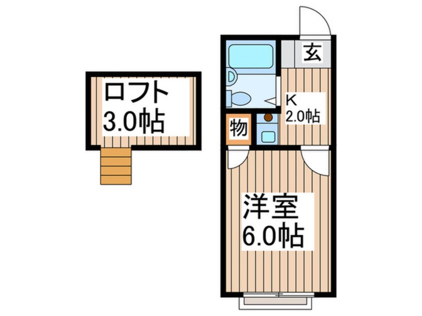 間取図 キャッスルつきみ野