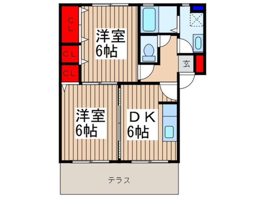 間取図 岸ハイツ